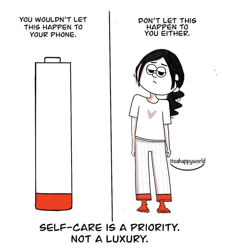 Always remember that your health and self care matter! 💯💯💯 #selfcare #loveyourself #liveyourbestlife #livegreen #mentalhealth #recharge #chargelife