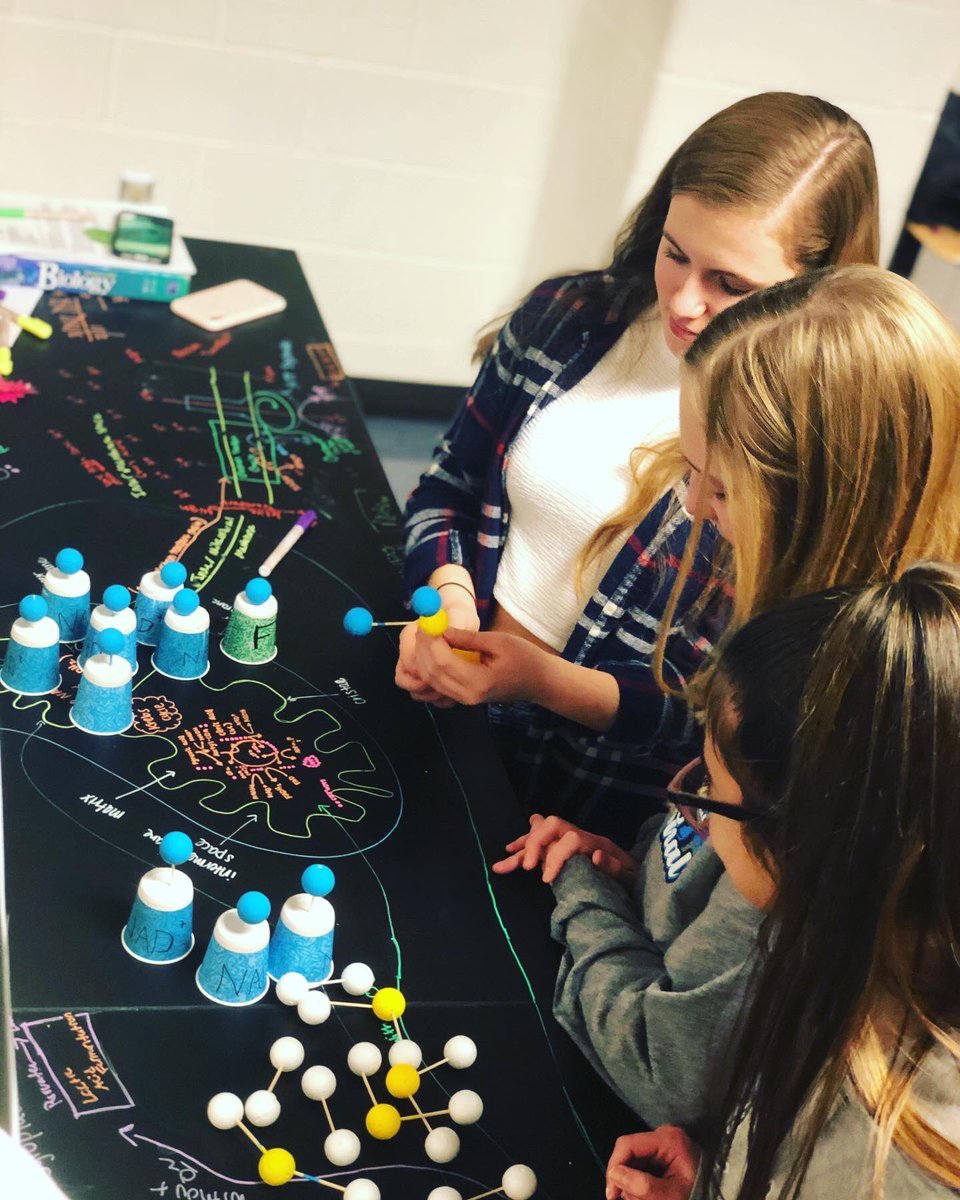 marcleblanceth's tweet photo. Some of my wonderful research students modeling cellular respiration in muscle cells👩🏼‍🔬💪🏼 @ChampeTweets https://t.co/y3IUKRe3BZ