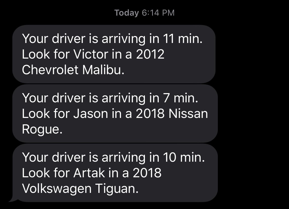 Three canceled lyfts in a row