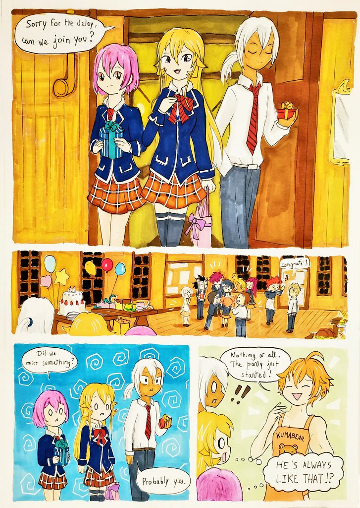 #田所恵
#田所恵生誕祭2019
#MegumiTadokoro
#TakuMegu
#タク恵
#タクミ・アルディーニ
#TakumiAldini
#ShokugekinoSoma 
#食戟のソーマ

After days I finally made this comic for Megumi's birthday ! I hope you enjoy it. 

Part 1. 💙

🎂