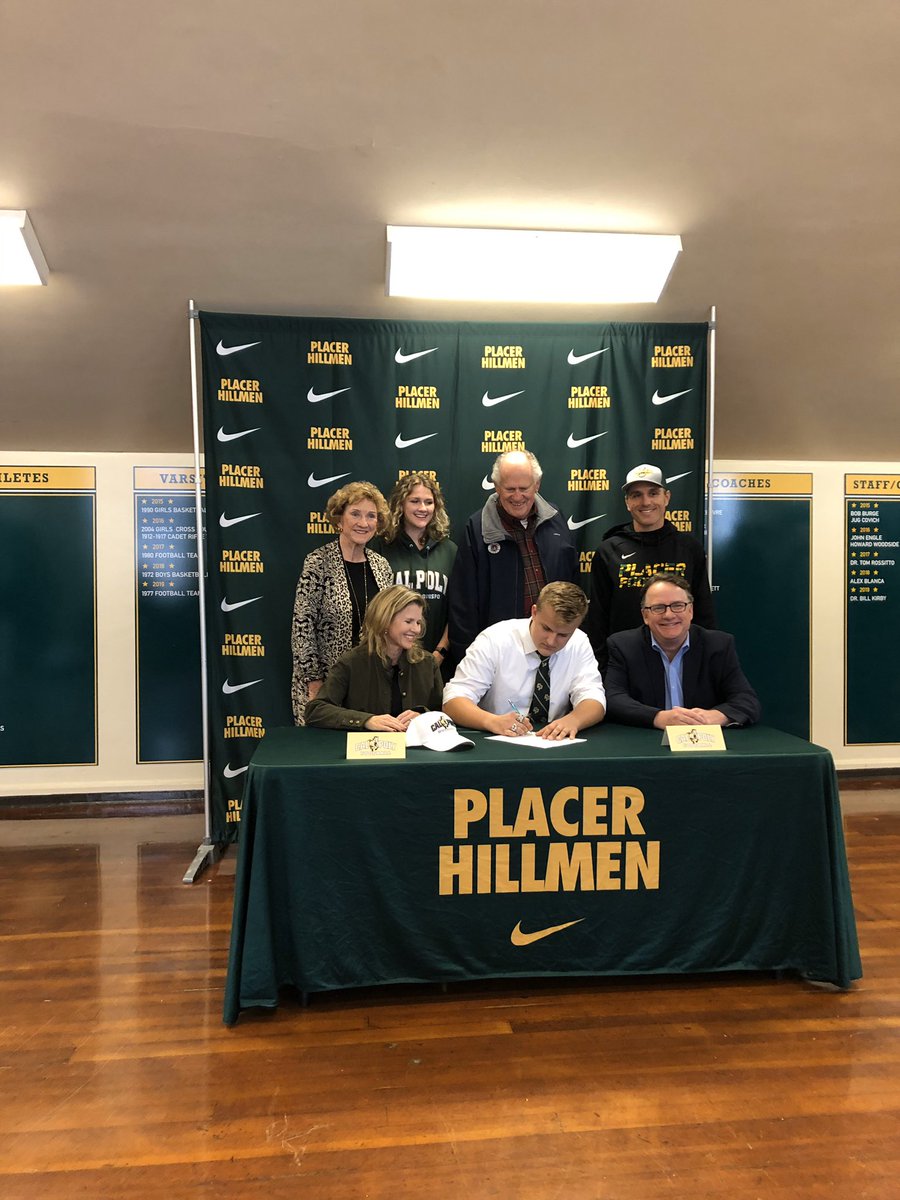 KalChristensen's tweet photo. I am so thankful to have the support of my family, friends, and coaches. With that being said, Iβm signed on to Cal Poly! #RideHigh #NewWave20 https://t.co/WNFze6mhD2