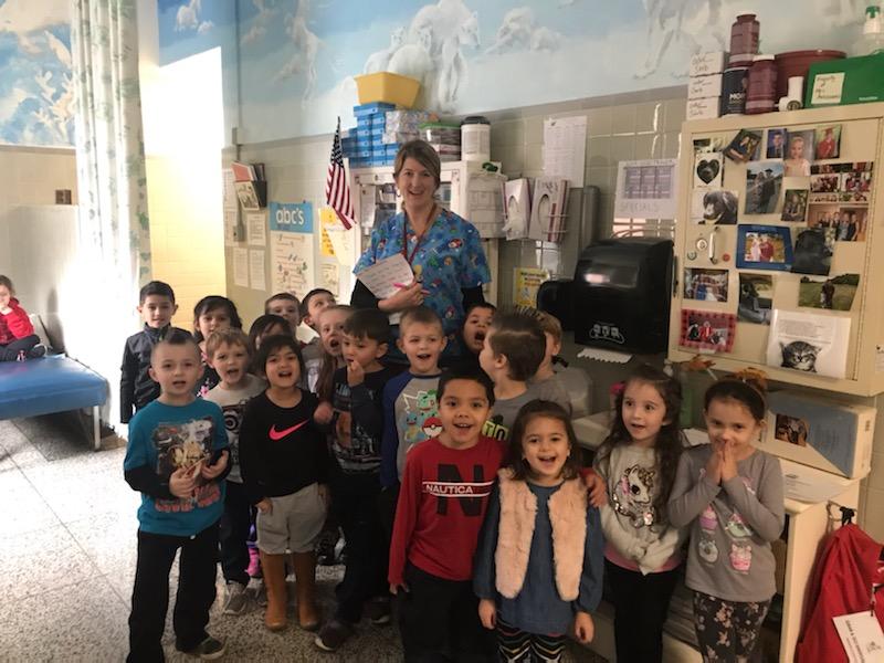 Today the kind kids club had us thank our school nurse. She does so much to help keep us healthy and safe!