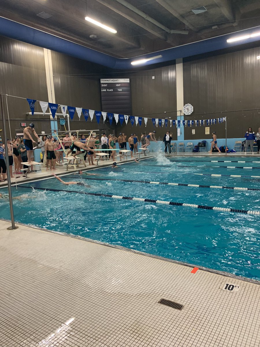 ClockerAD's tweet photo. Here at Keefe Tech as @ashlandswimming &amp; @AshlandDiving take on Westwood in a TVL meet. @WHSAthletics1 ALL IN...GO CLOCKERS! @ClockerClub @Kstcoeur @MrsELachapelle @mrbriancote @AshlandClockers https://t.co/D04Tc8ry74