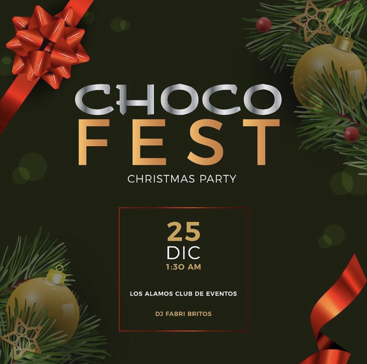 cocomasiero's tweet photo. Los Cocos y Choco se fusionan otro año más para romperla esta navidad 🎄🥂 https://t.co/YaOHiGz67s