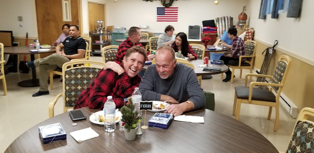 sassse321's tweet photo. Today was our "Flannel Family Fun Day", Old Navy flannel commercials have nothing on us! 
Our staff also enjoyed our holiday luncheon this afternoon!
@NextStepHC https://t.co/JtMGipBDIv