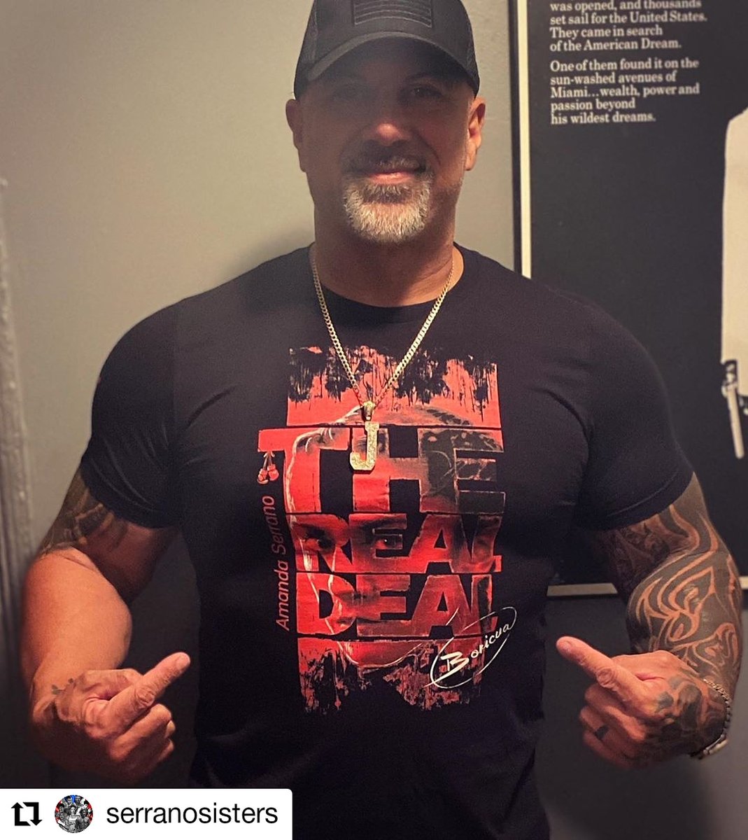 #Repost Instagram <a href="/serranosisters/">Amanda Serrano</a>
• • • • • •
Bushwick, Brooklyn

Here’s my Manager/Trainer Jordan rocking my latest T-shirt by <a href="/combatlegend/">Combat Legend</a>
This T-shirt is really Awesome, one isn’t supposed to rock your own self on clothing but I’ll be rocking mine for Sure! 
You have...