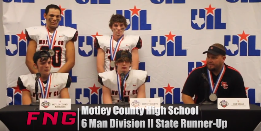 FridayNghtGlory's tweet photo. VIDEO Motley County 2019 6 Man Division II State Championship Runner Up Press Conference   https://t.co/24Dw2nEvAG #txhsfb #FNGsports https://t.co/WKPpjyYYl9