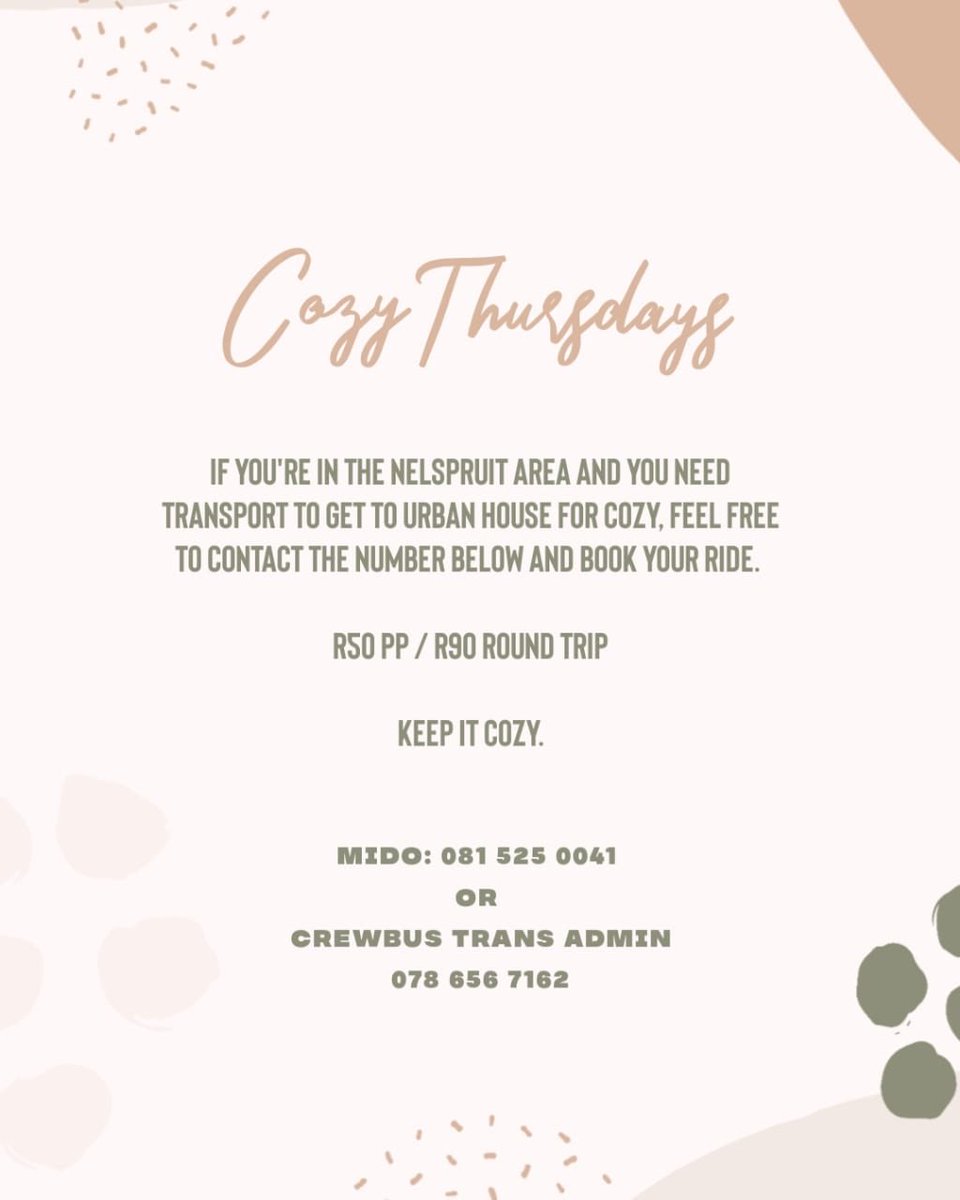 thuli_steven's tweet photo. #CozyThursday presents the Picnic Kuzin Cozy Activation.  We at Urban House today SonPark Mbombela🤾🏼‍♂️.  

Let’s get Cozy the Kuzin way ✨

See y’all later 📍👊🏽. https://t.co/gy7kW02OWz