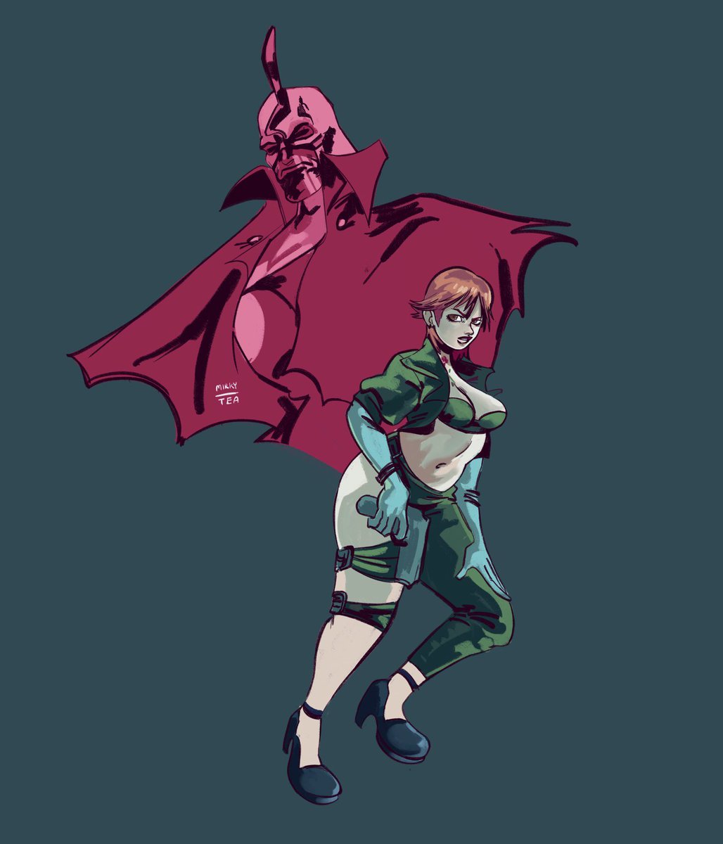 Mirky_tea's tweet photo. Ok one last one for the night! Here’s Sharon and Shadowgeist!
#streetfighter #streetfighterex #sharonstreetfighter #shadowgeist #capcom #arika #fighterexlayer #mirkytea fanart #illustration https://t.co/bgr1ldRKxw
