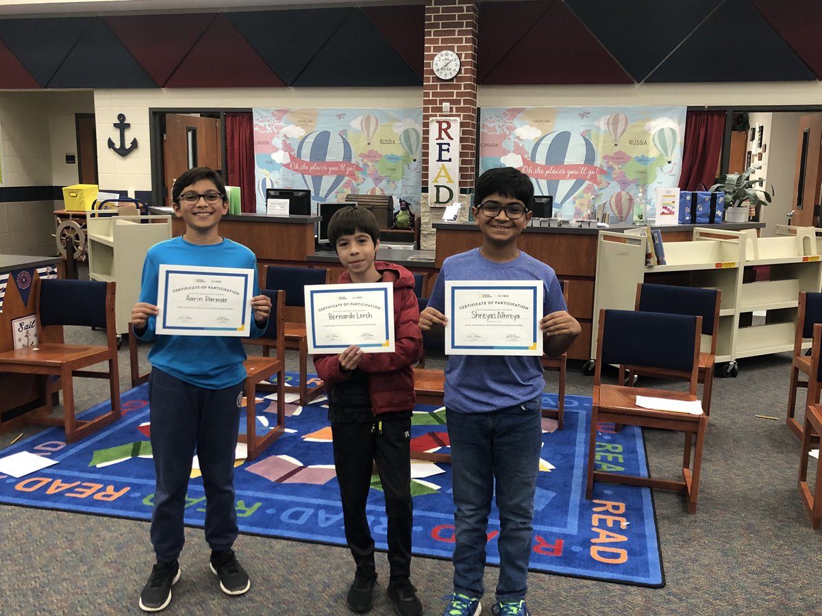 JodieChacon's tweet photo. Geography Bee @Deretchin elementary.  Congratulations to the finalists! Congrats to the top 3, and the champion!!! These student know about our world and will one day impact many around them. https://t.co/XK8YjejzLp