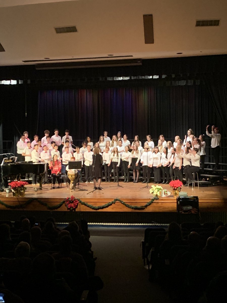 Leonard J. Tyl Middle School 8th Grade Chorus and Chamber Choir Winter Concert. Everyone’s hard work is paying off. They sound terrific tonight!