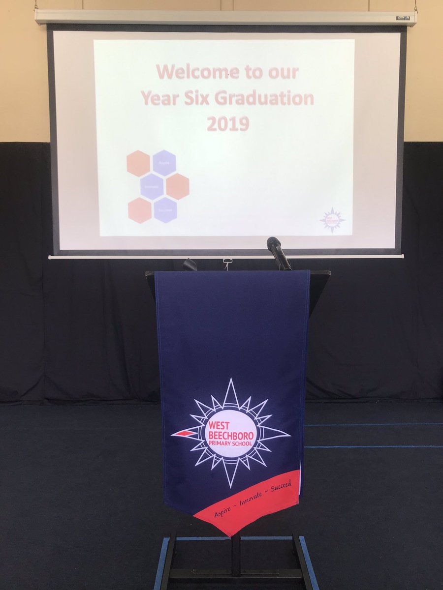 rachaellehr's tweet photo. And the parents are slowly moving in ready for our @Westbeechboro year 6 graduation 🎓 
Our year 3 ushers are doing a brilliant job of welcoming families and handing out programs. https://t.co/tjxhfng8eB