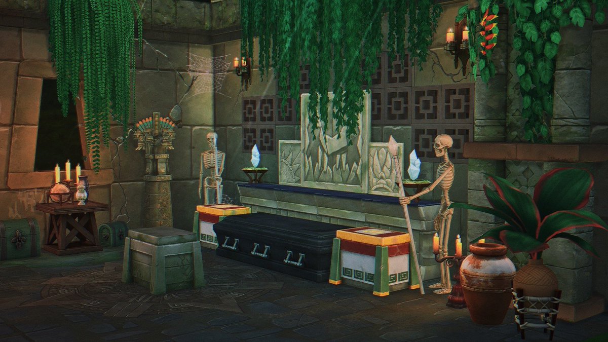 littlestbuilds's tweet photo. Selvadorada 🌿🍃🤍

Jungle adventure appreciation build! 

Would you set up a tent here? Treasure awaits 👑💚

Download here ⬇️
https://t.co/w2uu2xkvhl

#Sims4 #TheSims #ShowUsYourBuilds https://t.co/cO6hP4oQbc