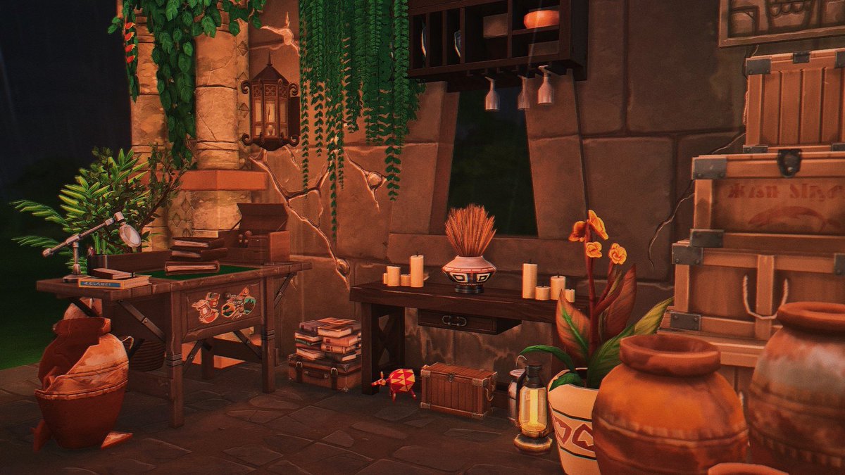 littlestbuilds's tweet photo. Selvadorada 🌿🍃🤍

Jungle adventure appreciation build! 

Would you set up a tent here? Treasure awaits 👑💚

Download here ⬇️
https://t.co/w2uu2xkvhl

#Sims4 #TheSims #ShowUsYourBuilds https://t.co/cO6hP4oQbc