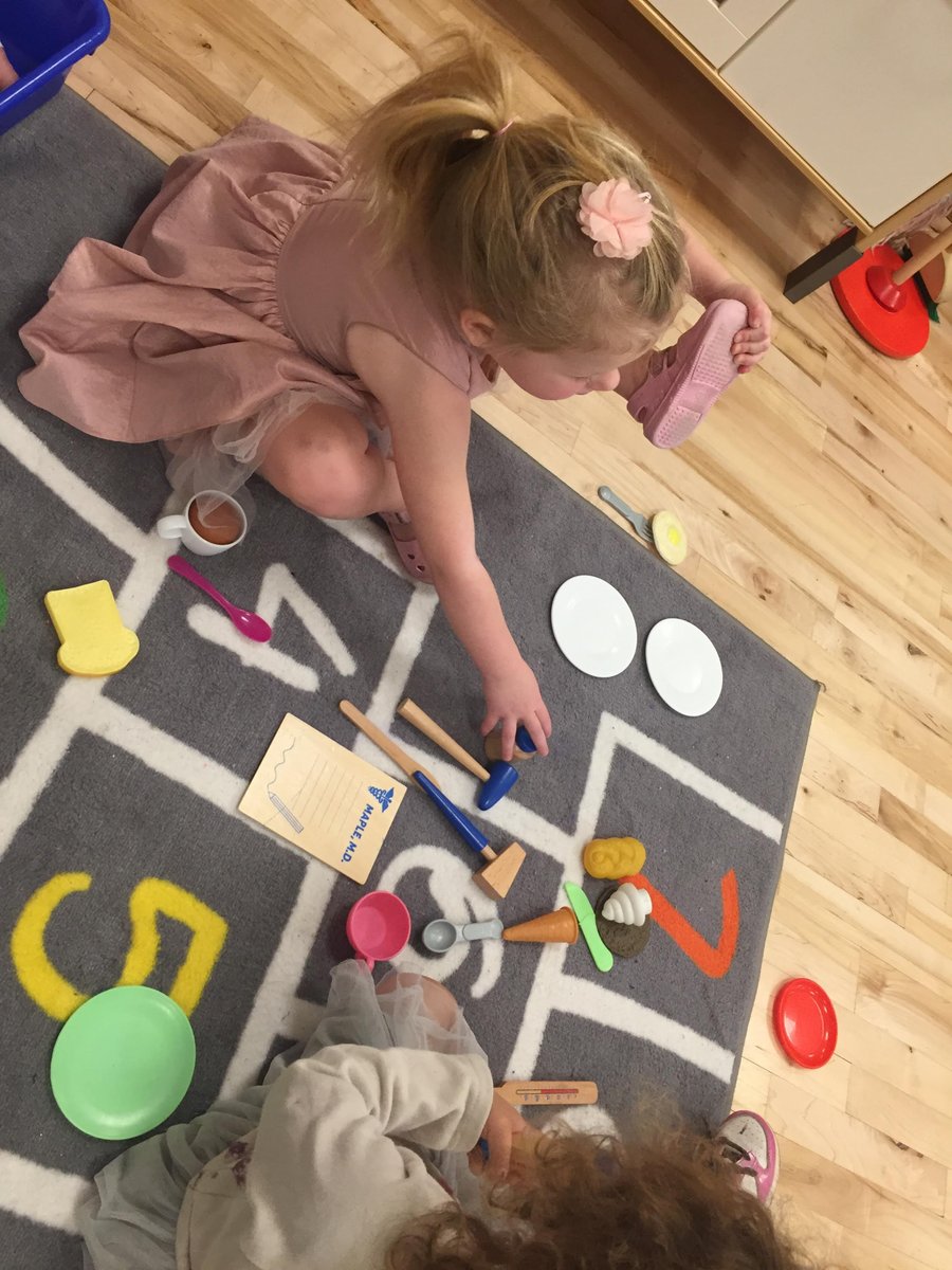 Hands on play is super important to our preschool program! We have spots open in January, send us an email at info@budsandblossoms.ca to inquire!