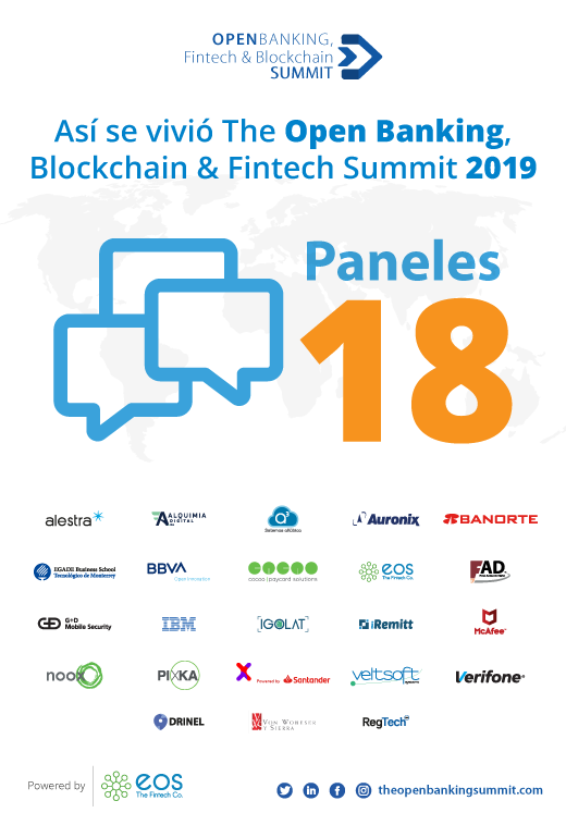 Open_Finance_20's tweet image. #TheOpenBankingSummit contó con 18 paneles en 2 días y 2 verticales que fueron OpenBanking y Fintech, más de 80 speakers dando información valiosa y debatiendo temas de interés para el 2020.