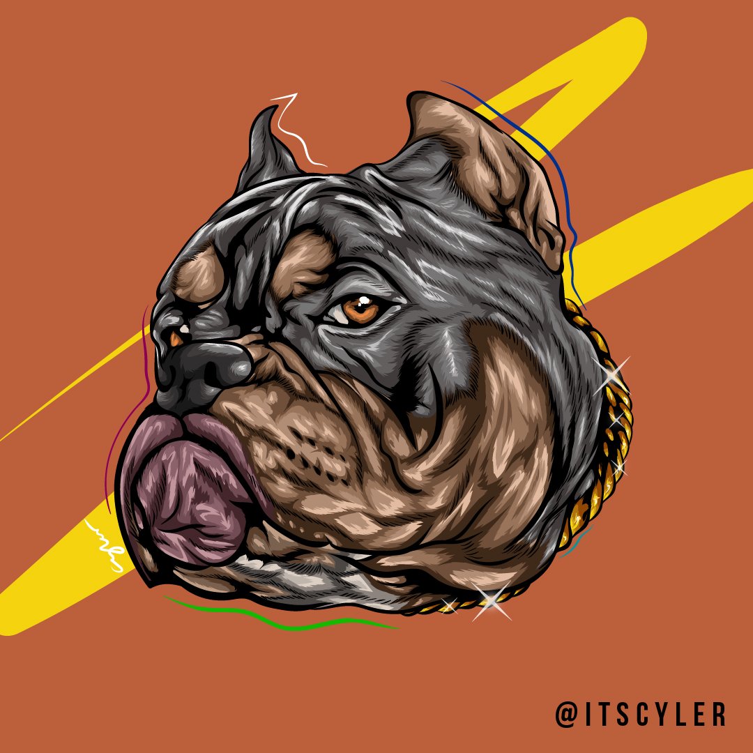 Its_cyler's tweet photo. Dont forget to like and retweet
#petillustration #vectorportrait #mixtapecover #Mixtape #albumcoverchallenge #rapper #portraitillustration #dogillustration https://t.co/nxyqXJAVMF