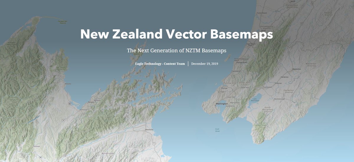 eaglegis's tweet image. Want to learn more about the new NZTM Vector #BaseMaps? If so then we have the perfect solution...a StoryMap. storymaps.arcgis.com/stories/3f4489…