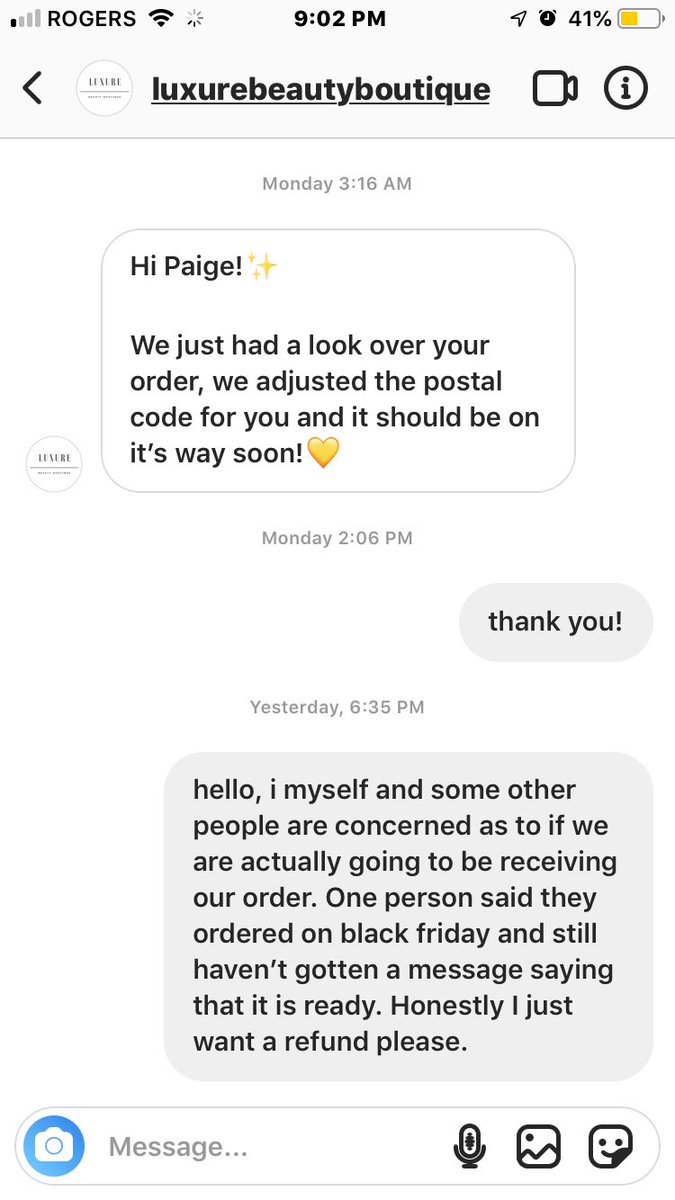 boredhoe1's tweet photo. hello, i ordered 4 lip glosses from this company called “luxure beauty boutique” and paid $16. Turns i got scammed and all the pictures on the website are stolen. PLEASE DO NOT ORDER FROM THIS WEBSITE. https://t.co/plAaXUqSyU