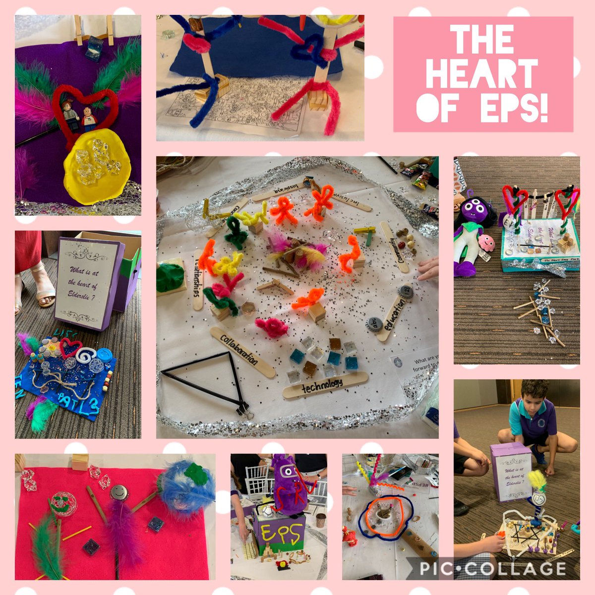 Loose parts challenge. The heart of EPS #EPSBeMore