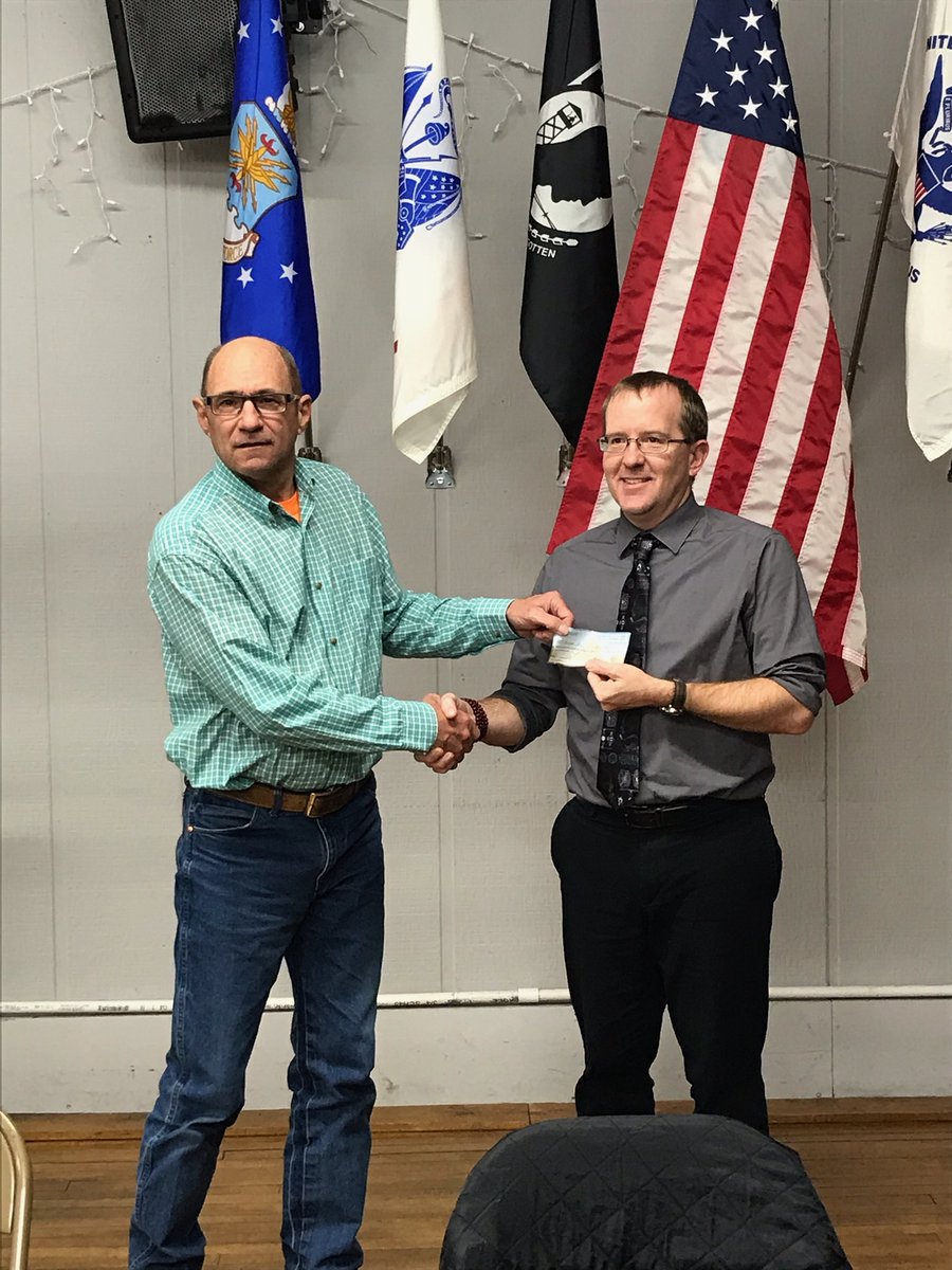tdugan75's tweet image. Received a donation on behalf of #BHill8 tonight from an incredible civic minded community organization, the #BHill American Legion Post 578. Thank you!!