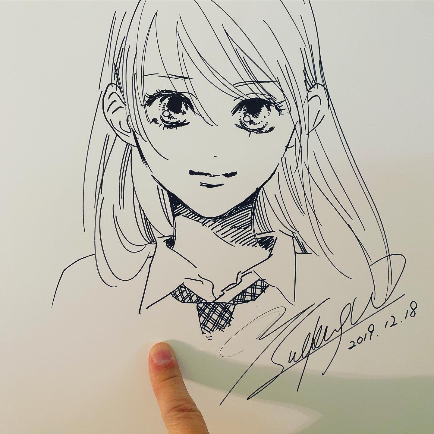 坂本眞一 Shin Ichi Sakamoto 尊敬する ちはやふる の末次由紀先生が僕のアトリエにお越し下さいました アトリエに来て頂いた方にはサインを扉に描いて頂くシステムになっています また一つ宝物が増えました T Co 8qxe6xglec Twitter