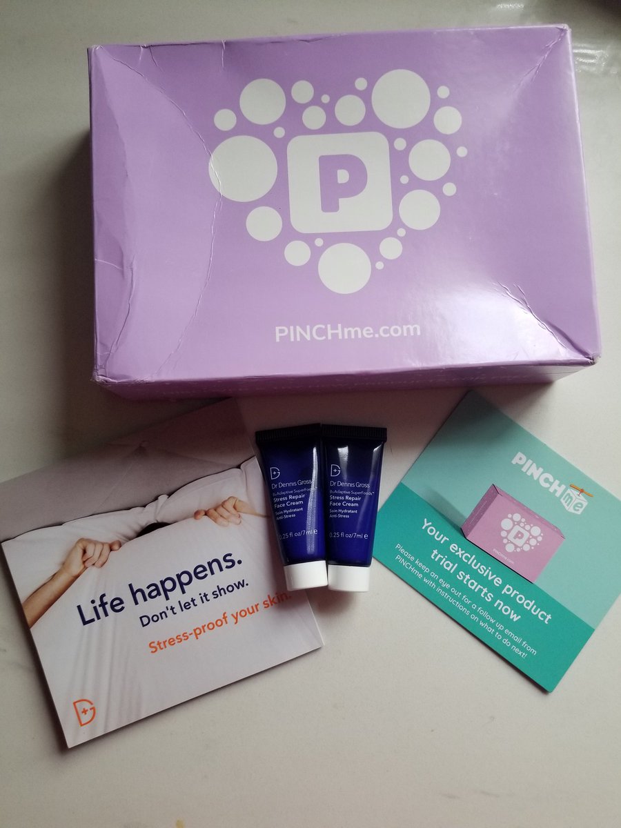 Thank you for the free @DrDennisGross samples to try courtesy of @pinchme