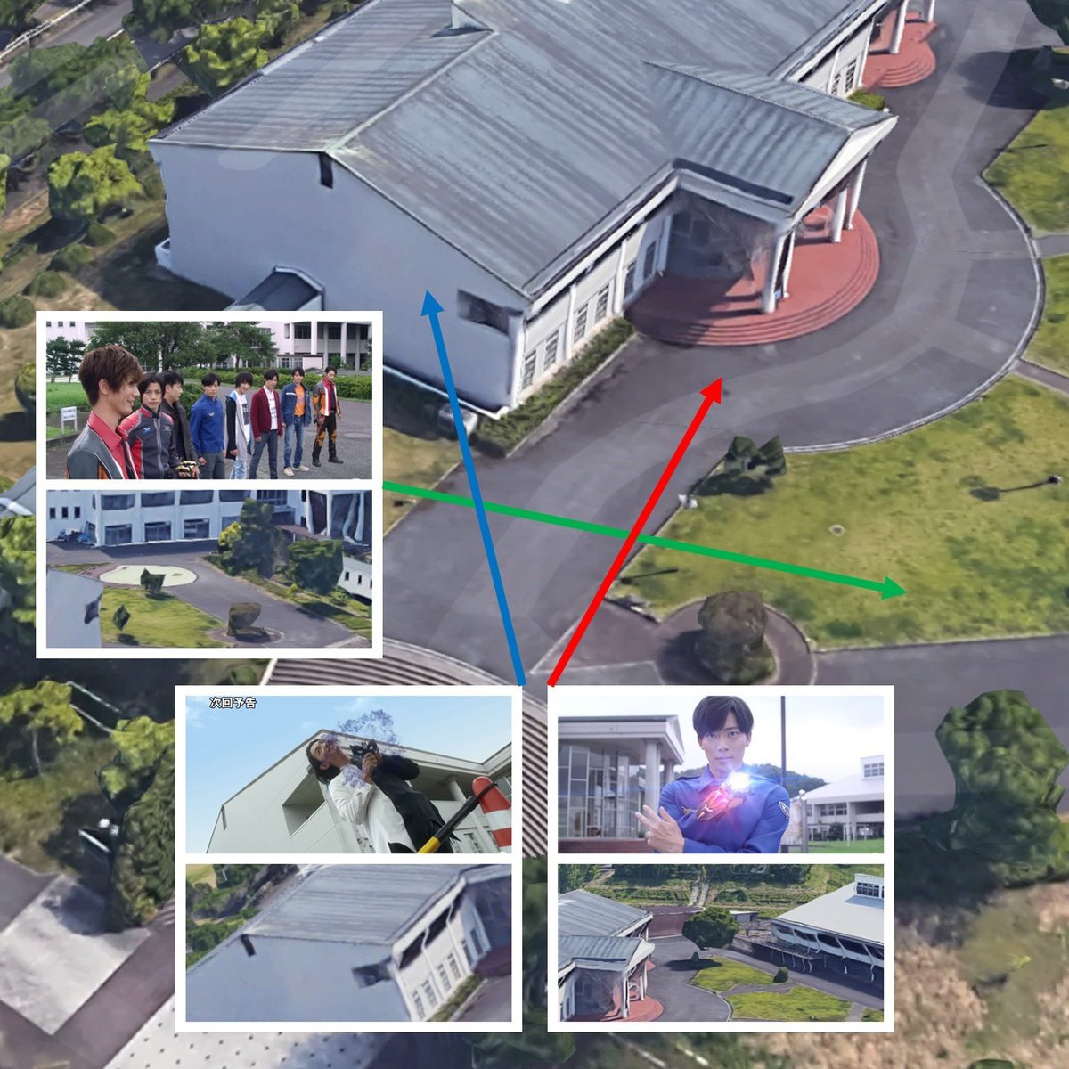 Hitmit ウルトラマンタイガ 第25話予告 劇場版タイガ 撮影 ロケ地 聖地巡礼 バーチャル 明星大学 青梅キャンパス