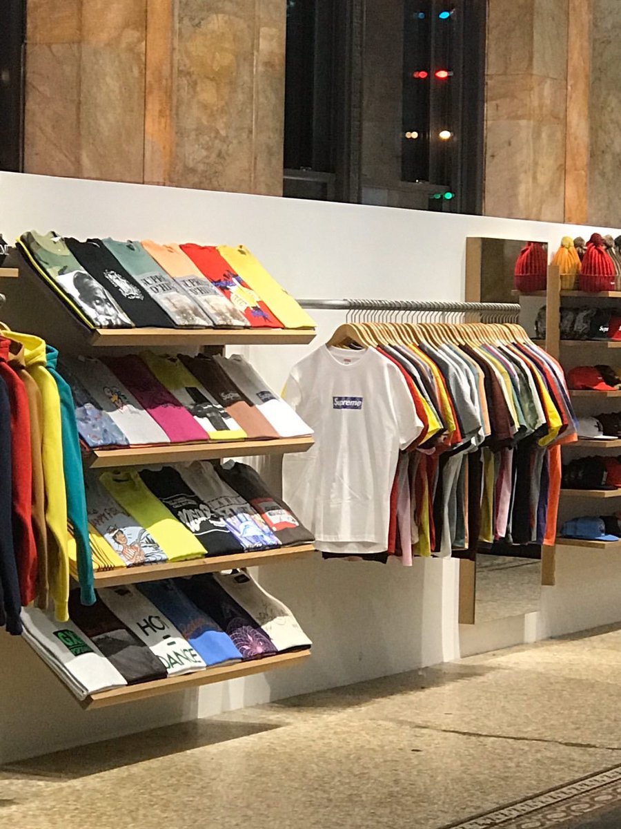 DropsByJay's tweet photo. Supreme NYC 

White Box Logo Tee has Royal Blue Box Logo 

Also Snow Tube has repeat logo https://t.co/In24epIdlL