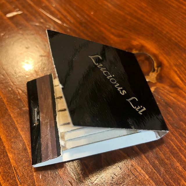 Saving the best for last: “Lucious Lil”. Those you who don’t know the history of our house, we inherited a very large matchbook collection. Over six years later we’re down to our last few packs so imagine how charmed I was to pull this little gem. Entert… ift.tt/34zkvsO
