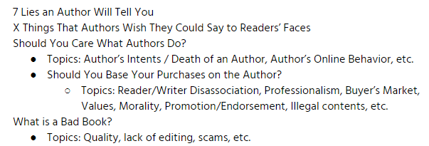 FoolsLiterature's tweet photo. A couple of interests and topics we've compiled for the year: https://t.co/Th0p6hYHWw