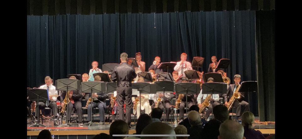 friscohighband's tweet photo. Great performances tonight at our annual JAVA JIVE concert!  Jazz bands from @HuntHuskyBand, the Frisco Band, and the @FriscoJazzBand!  #friscofineartsleads @FHSRaccoons https://t.co/sKcKkwzf3x