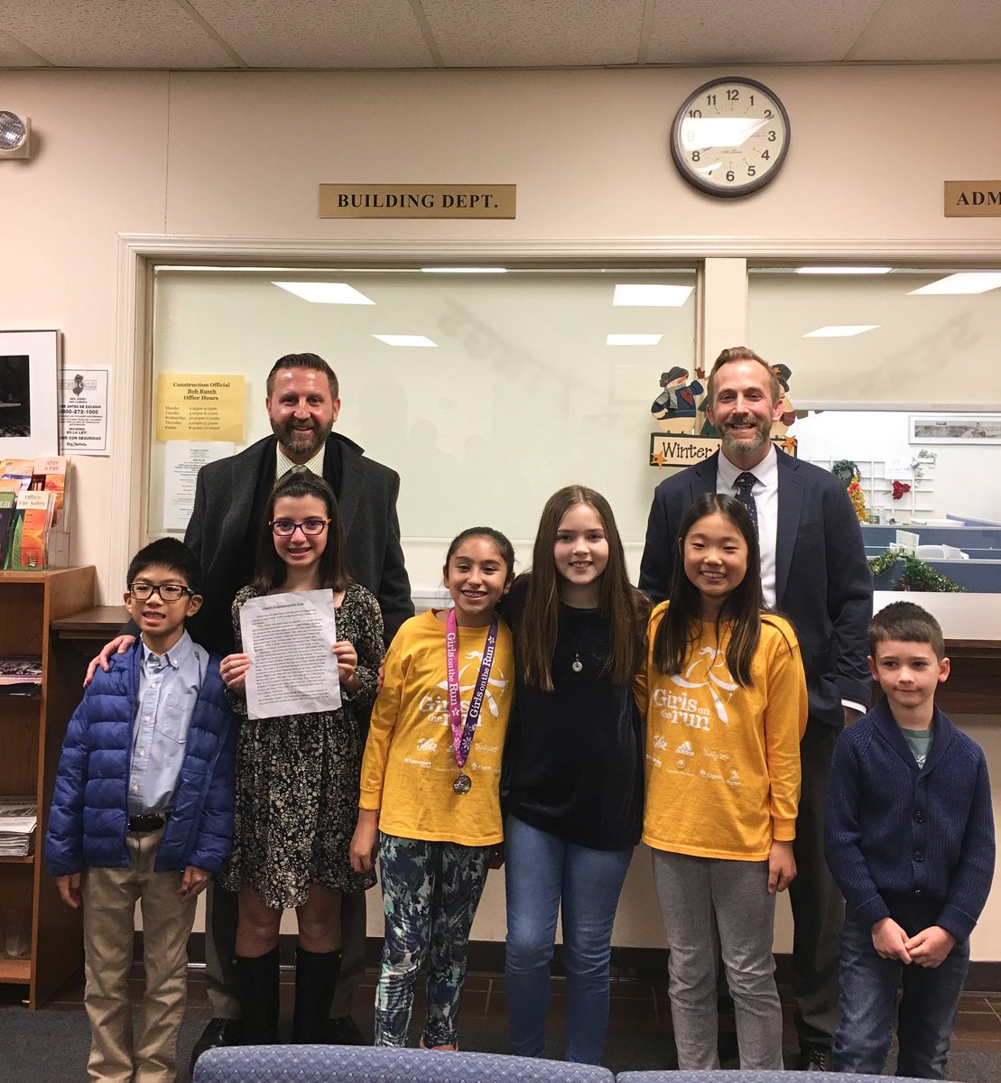 Very proud of our EHB Quasquicentennial Essay/Time Capsule Contest Winners who presented @ tonight’s Mayor &amp; Council Meeting @ Borough Hall!