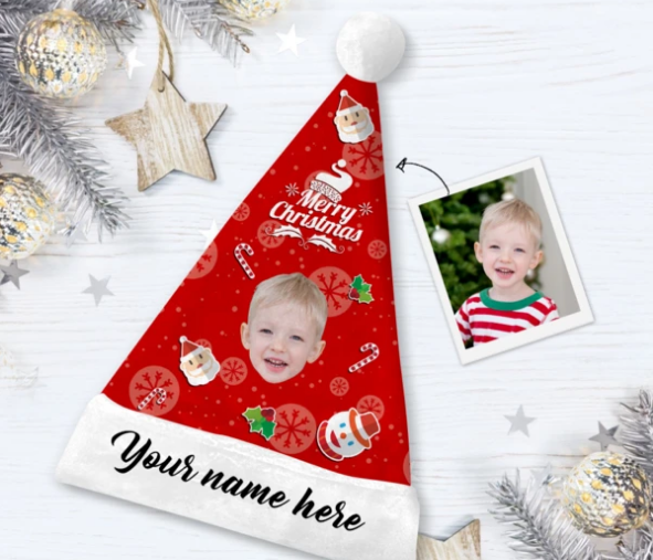 myfacesocks2's tweet photo. Custom Best Granddaughter Face Santa Hat With Your Text https://t.co/aoIu9FGq1s https://t.co/TKTCsW5gCJ