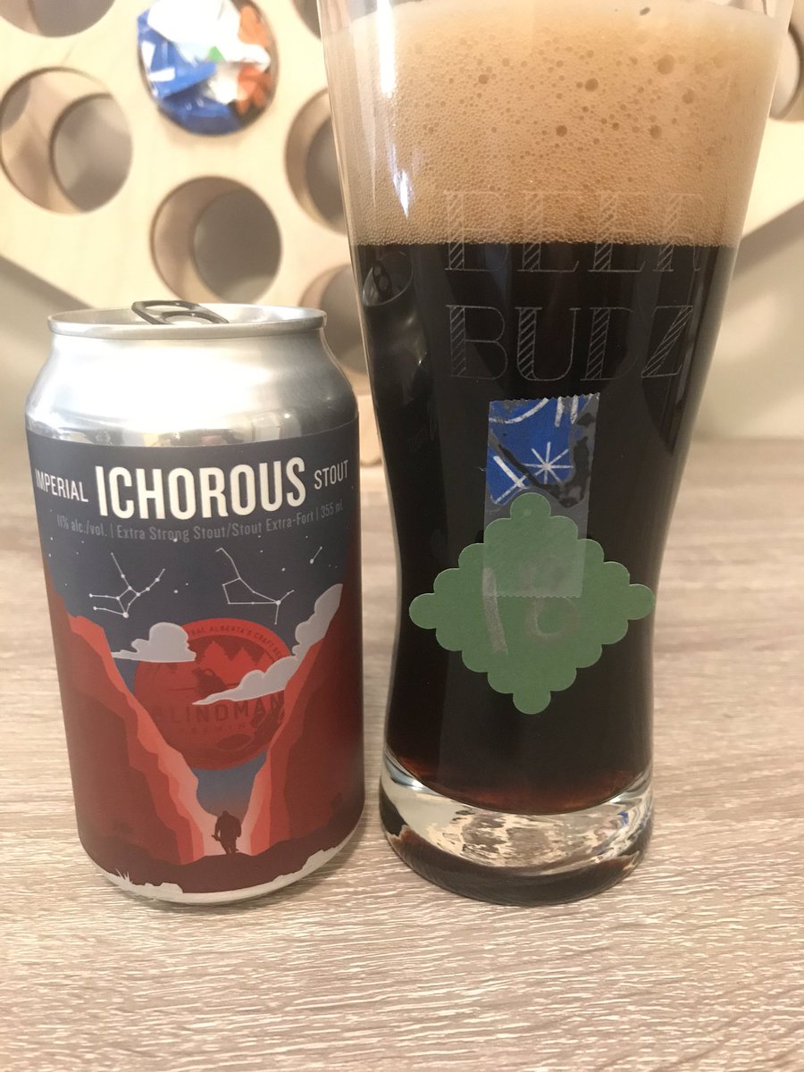 SSchell7's tweet photo. Day 18 #BeerBudz #CraftBeerAdventCalendar a @tattoobygravity selection from @blindmanbrewery #Ichorous #ImperialStout this is one of my personal favs. Great choice! 🍻 Chris, @roymoussa10 and @ryrbrown1! #Cheers #ILoveMyWife https://t.co/yz91Zi9RJv