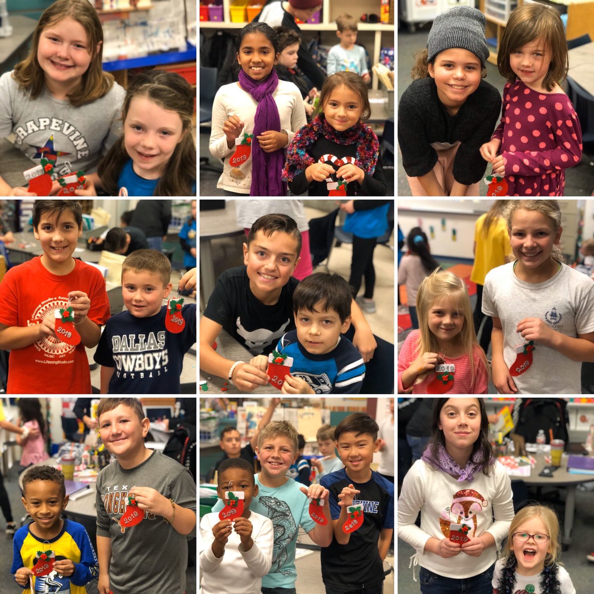 crscott123's tweet photo. We have the sweetest kindergarten buddies!!  Thank you @GESLSpencer for letting us make ornaments with you! #GESshineon https://t.co/d01yeoFuLV