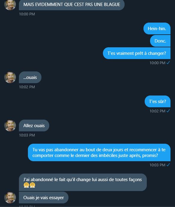 InsideJacut's tweet photo. Troisieme conversation, récente cette fois-ci (thread):

Flodrigue BALAMBOIS/Zoé PLOUARNEC

À propos de Maclou https://t.co/1dOWvO8c0h