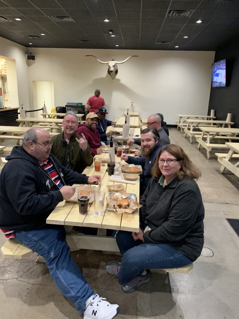 Hang with some of the 5837 MDO crew eating some OKC barbecue.