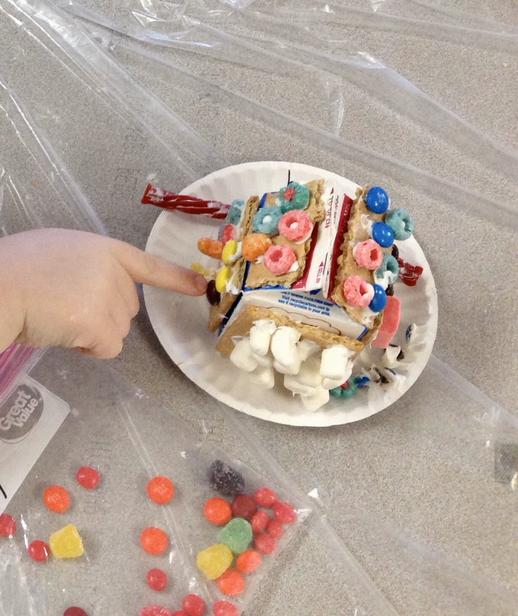 cynthiaslindsay's tweet photo. Amazing 🎄 #gingerbreadhouse 🏠 creations 🍭 in Mrs. Draper’s #Kindergarten classroom 🤩 today! 🍬 Our @NBESStars students are extremely proud of their accomplishments! 🙌🏻 @NeabscoPrincip1 @blevecchi @MariaMenjivar_ https://t.co/b4BpJEpSkx