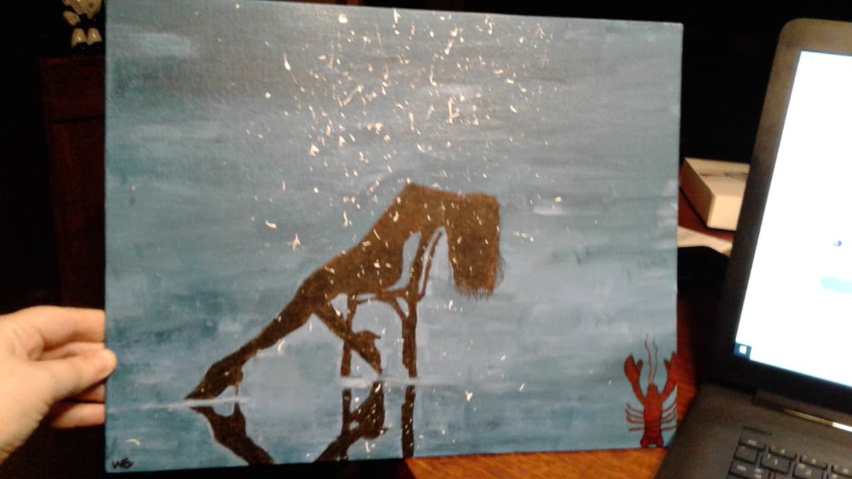 WakeUpPartyDown's tweet photo. @jenniferbeals My BFF loves you and #Flashdance is one of her favorite films! So, for Christmas I got this painting made for her. She's had a very rough few months and I know getting a response from you would absolutely make her year! 💜💜💜 https://t.co/IcAiUlLn32