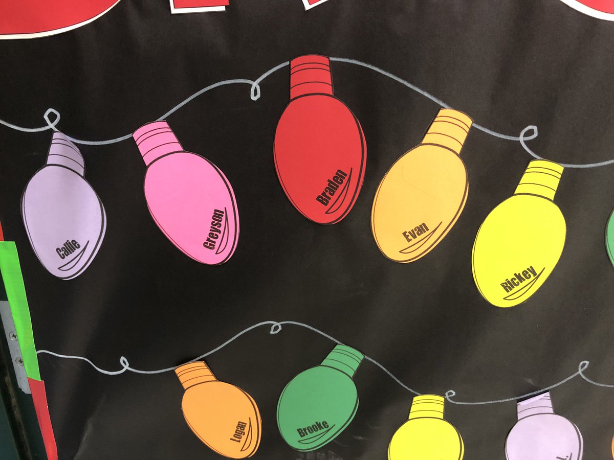 “If we all could see the world through the eyes of a child, we would see the magic in everything.” 🎄 These 42 “lights” make my season BRIGHT! ❤️🧡💛💚💙💜 <a href="/MulberryEagles/">Mulberry Elementary</a> #MLBAllStars #MilfordSOARS