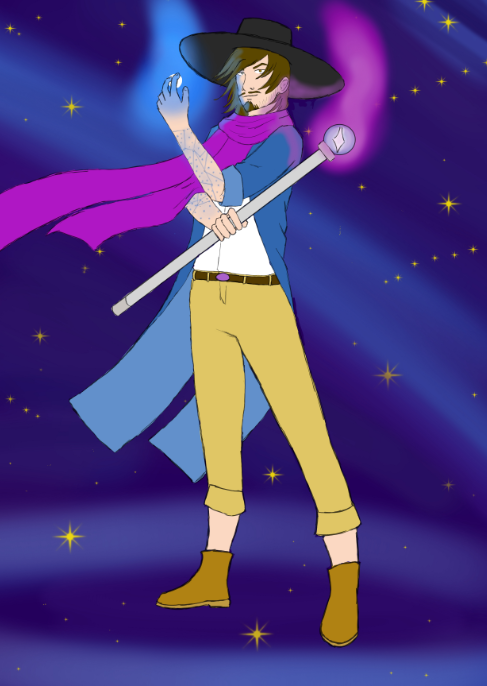 Character Profile: Louis Montgomery
Player: Ryan 
Race: Human
Class: Sorcerer

-Taught magic tradition by his mother
-Manages the party finances
-Not a fan of authority

Follow Louis and the rest of the Cloudbreak Company in WWLLOH!

Art by <a href="/PatchoDraws/">patchodraws | RWBY V9 SPOILERS| fics in pinned |</a> 

#ttrpg #pathfinder