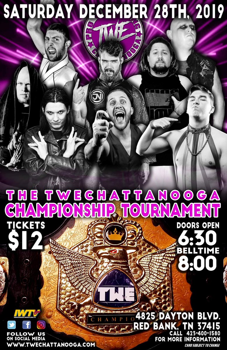 erronwade's tweet photo. I've been inserted, into the #twechattanooga heavyweight championship tournament. #professionalwrestling #iwillwinthis #andnew #champion https://t.co/3PrU6R4JUF