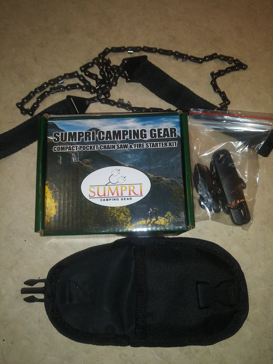 This is a must have for camping! Great for yardwork too. amazon.com/gp/product/B06…. 
#sumpri #pocket #chainsaw #saw #camping #hiking #boyscout
