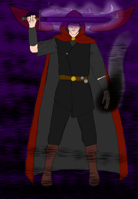 Character Profile: Gabriel Reven
Player: Andrew 
Race: Human
Class: Nightblade

-Has sailed all over the world
-Is basically a cop
-Voted most likely to lose his head

Follow Gabe and the rest of the Cloudbreak Company in WWLLOH!

Art by <a href="/PatchoDraws/">patchodraws | RWBY V9 SPOILERS| fics in pinned |</a> 

#ttrpg #pathfinder