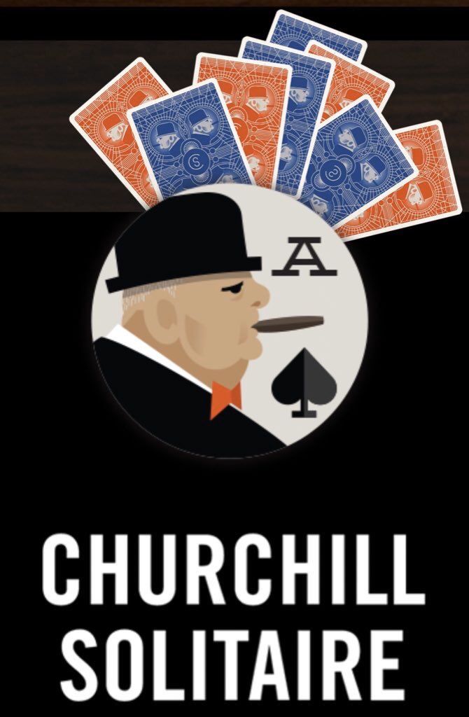 democracee's tweet photo. @jpierni #blockGOP #PLAYChurchillSolataire w/me DonaldRumsfeld and a few other political type people! Itโs maddeningly difficult. Join, there are a sad few too of us. #WWD what would Winston do? ๐โญ๏ธ๐ https://t.co/eCCw9nFqFv