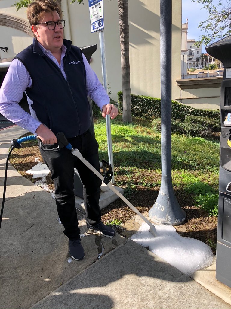 STMASoCal's tweet image. A great event at @uofsandiego today to cap off 2019. Demos of a @STIHL robotic mower, @pioneerathletic robotic painter and @Foamstream weed control along with a tour of @USDToreros athletic facilities.  4 @CA_Pesticides CEUs to top it off! Looking forward to next year.