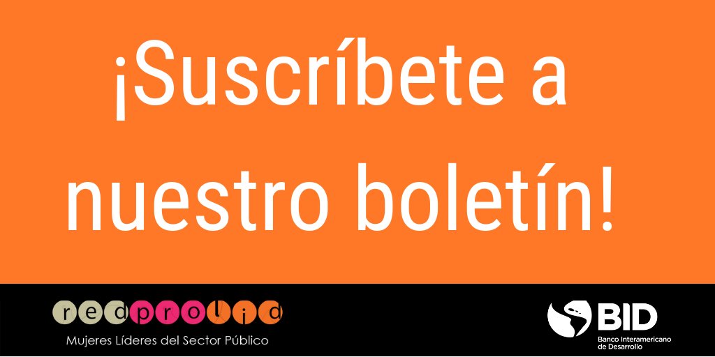 RedPROLID's tweet image. ¿Aún no conoces el boletín mensual de la #RedPROLID? Suscríbete para recibir las últimas noticias, herramientas, novedades y oportunidades relacionadas al #liderazgofemenino en nuestra región. Para suscribirte, haz clic aquí: buff.ly/2ETQjwm