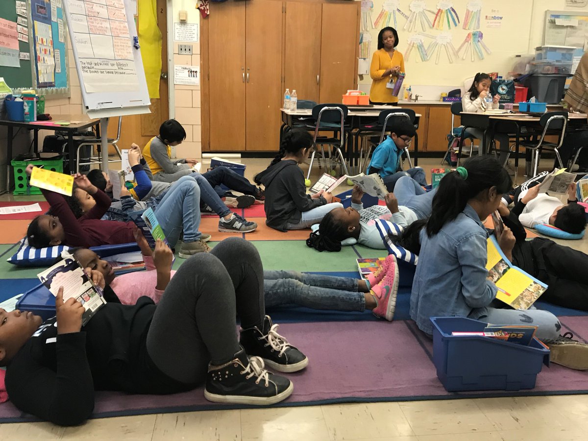 katemillerbcps's tweet photo. When we talk about #chadwickscholars loving to read, I imagine it looking like this... https://t.co/AfjZzVxjUu