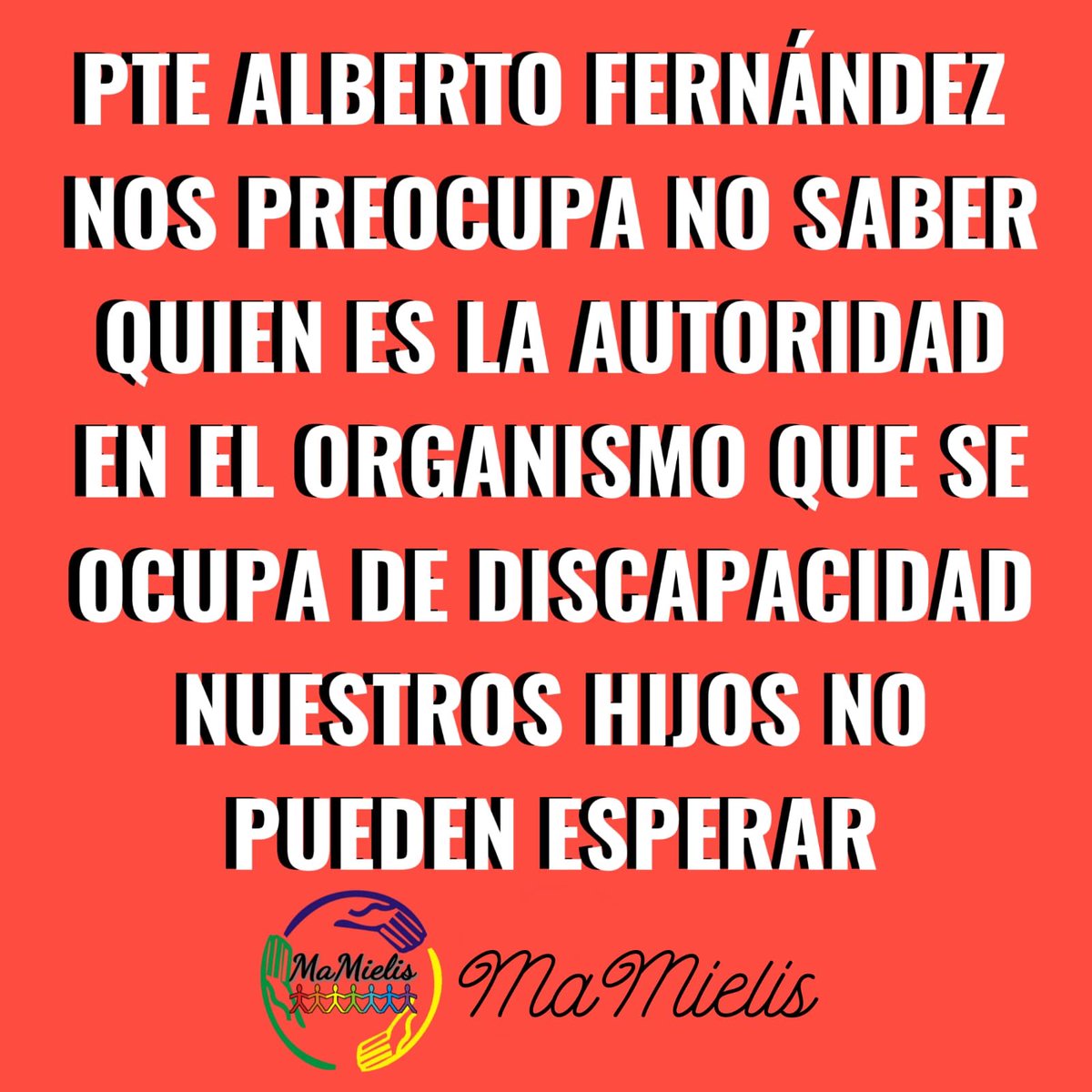 Mamielis's tweet photo. @alferdez @CFKArgentina @SantiCafiero @ginesggarcia #DanielFernandoArroyo Necesitamos la información y ponernos en contacto con la persona designada, hay mucho por hacer juntos, tendríamos que haber empezado hace 20 días. #Discapacidad #Prevencion #AcidoFolico #HablaloConTuMedico https://t.co/F6kyPVG56y